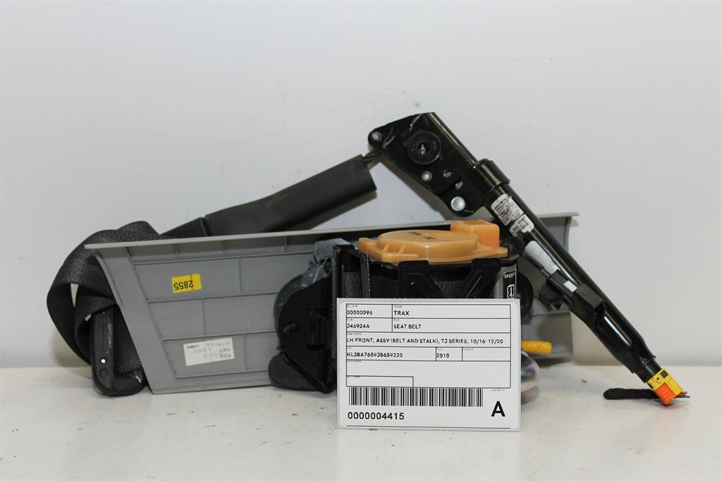 Used Holden, Trax Seat Belt Lh Front Assy (Belt And Stalk) Tj Series 10/16 12/20 2018 – image 1 - All Good Parts