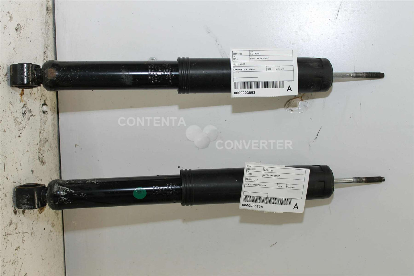 Used Ssangyong, Actyon Right Rear Strut 05/12 01/17 2013 – image 1 - All Good Parts