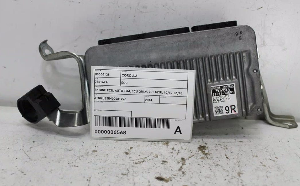 Used Toyota, Corolla Ecu Auto T/M Ecu Only Zre182R 10/12 06/18 2014 – image 1 - All Good Parts