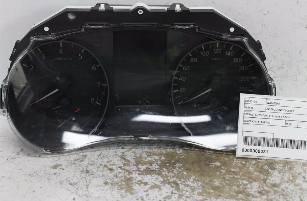 Used Nissan, Qashqai Instrument Cluster Petrol Auto T/M J11 06/14 07/21 2015 – image 1 - All Good Parts
