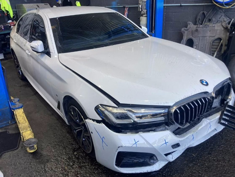 Bmw , 5 Series Left Headlamp , G30, Sedan, Led, Non Shadow Line, Non High Brightness Light Type, 07/20-05/23