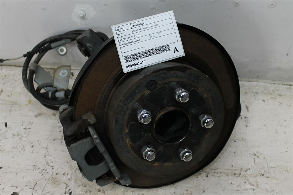 Used Nissan, Pathfinder Right Rear Hub Assembly R52 Fwd 06/13 04/21 2014 – image 1 - All Good Parts