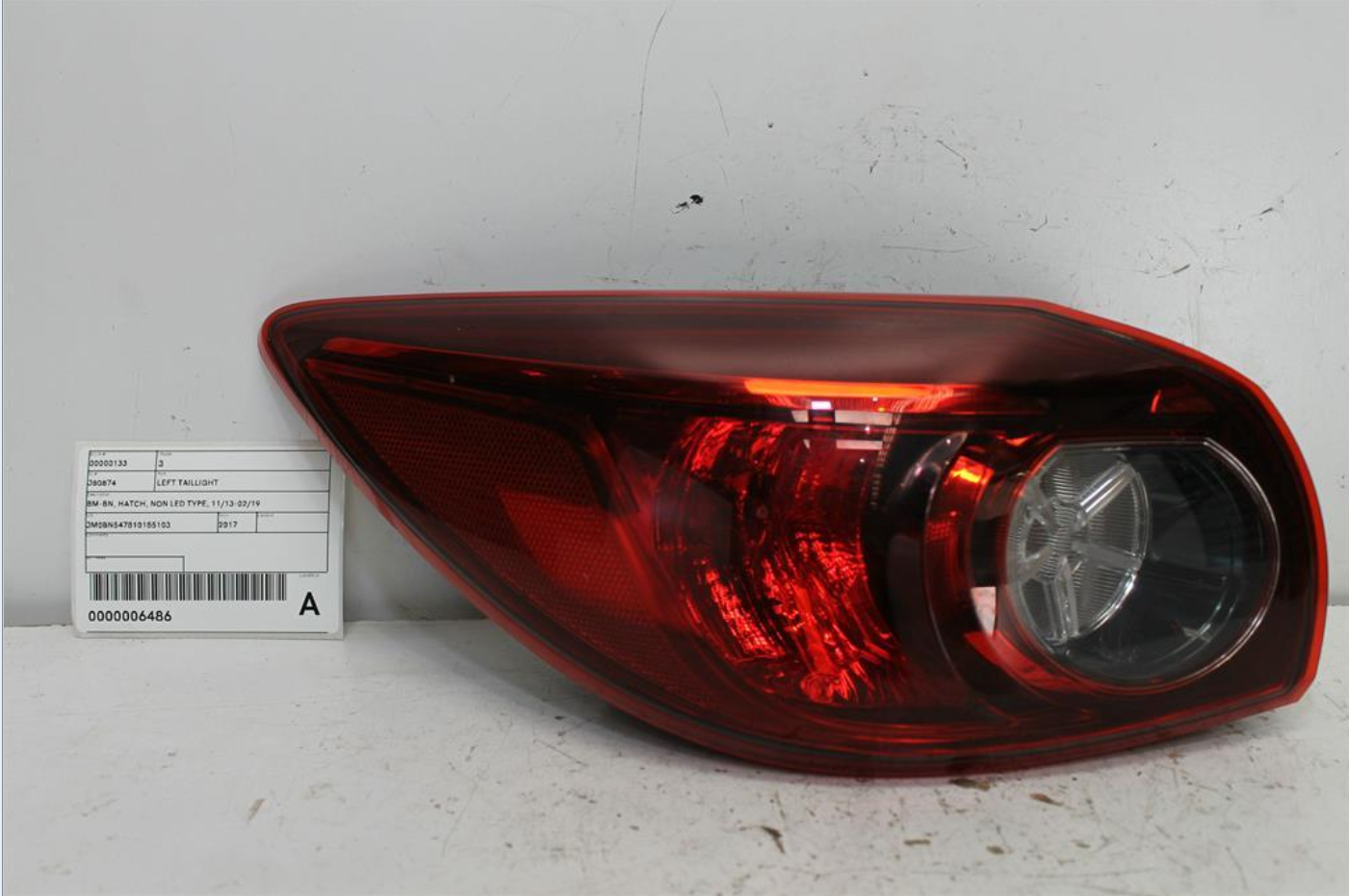 Used Mazda, 3 Left Taillight Bm Bn Hatch Non Led Type 11/13 02/19 2017 – image 1 - All Good Parts