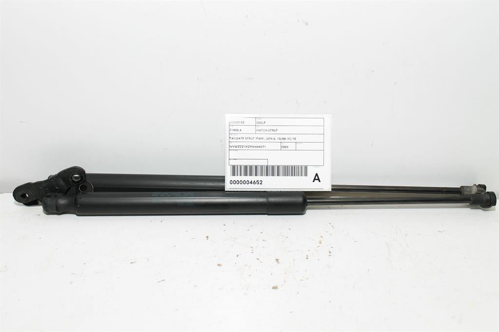 Used Volkswagen, Golf Hatch Strut Tailgate Strut (Pair) Gen 6 10/08 12/15 2009 – image 1 - All Good Parts
