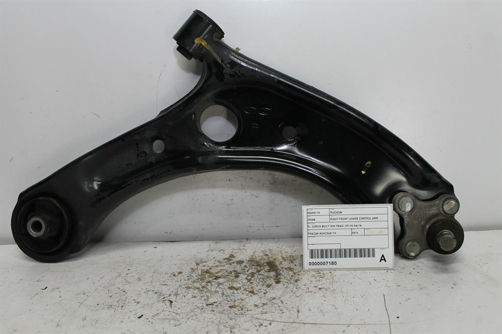 Used Hyundai, Tucson Right Front Lower Control Arm Tl Czech Built (Vin Tmaj) 07/15 06/18 2016 – image 1 - All Good Parts