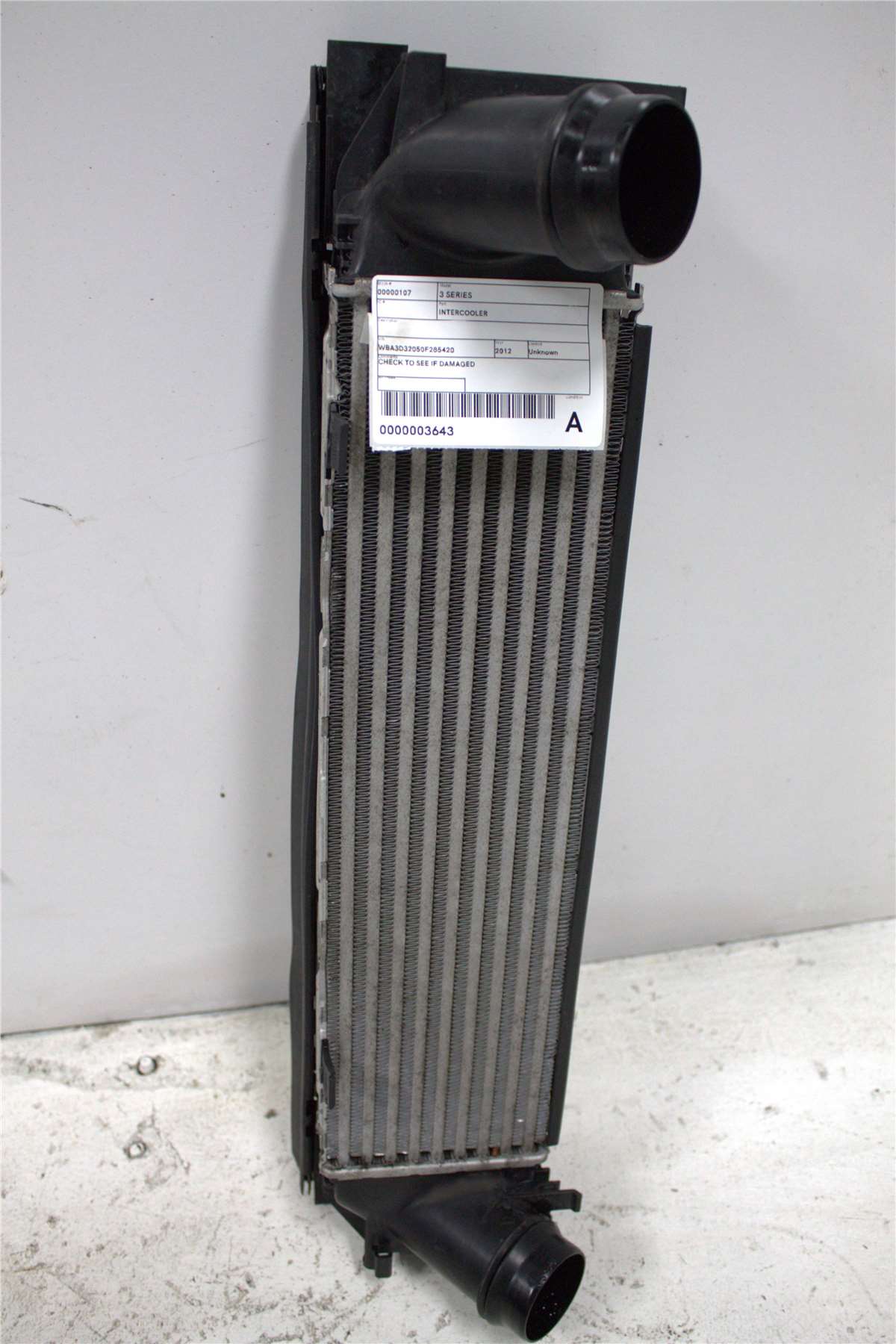 Used BMW, 3 Series Intercooler Diesel 2.0 N47N 318D/320D F30/F31/F34 11/11 05/16 2012 – image 1 - All Good Parts