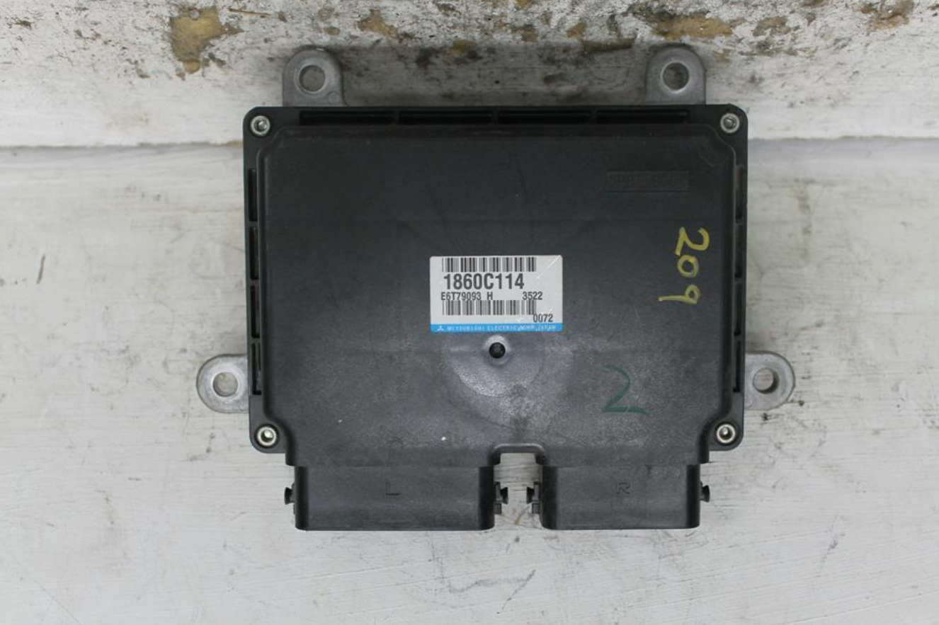 Used Mitsubishi, Lancer Ecu 2.0 Manual T/M Ecu Only P/N 1860C114 Cj 07/07 10/15 2013 – image 1 - All Good Parts