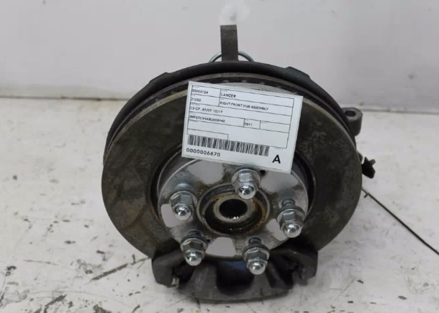 Used Mitsubishi, Lancer Right Front Hub Assembly Cj Cf 07/07 12/17 2011 – image 1 - All Good Parts