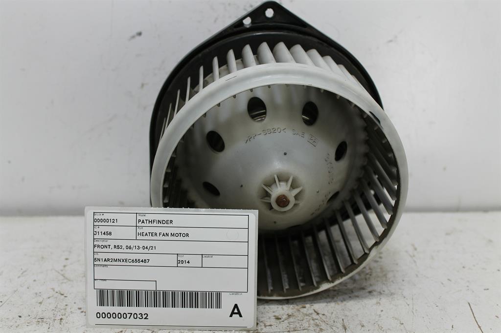 Used Nissan, Pathfinder Heater Fan Motor Front R52 06/13 04/21 2014 – image 1 - All Good Parts