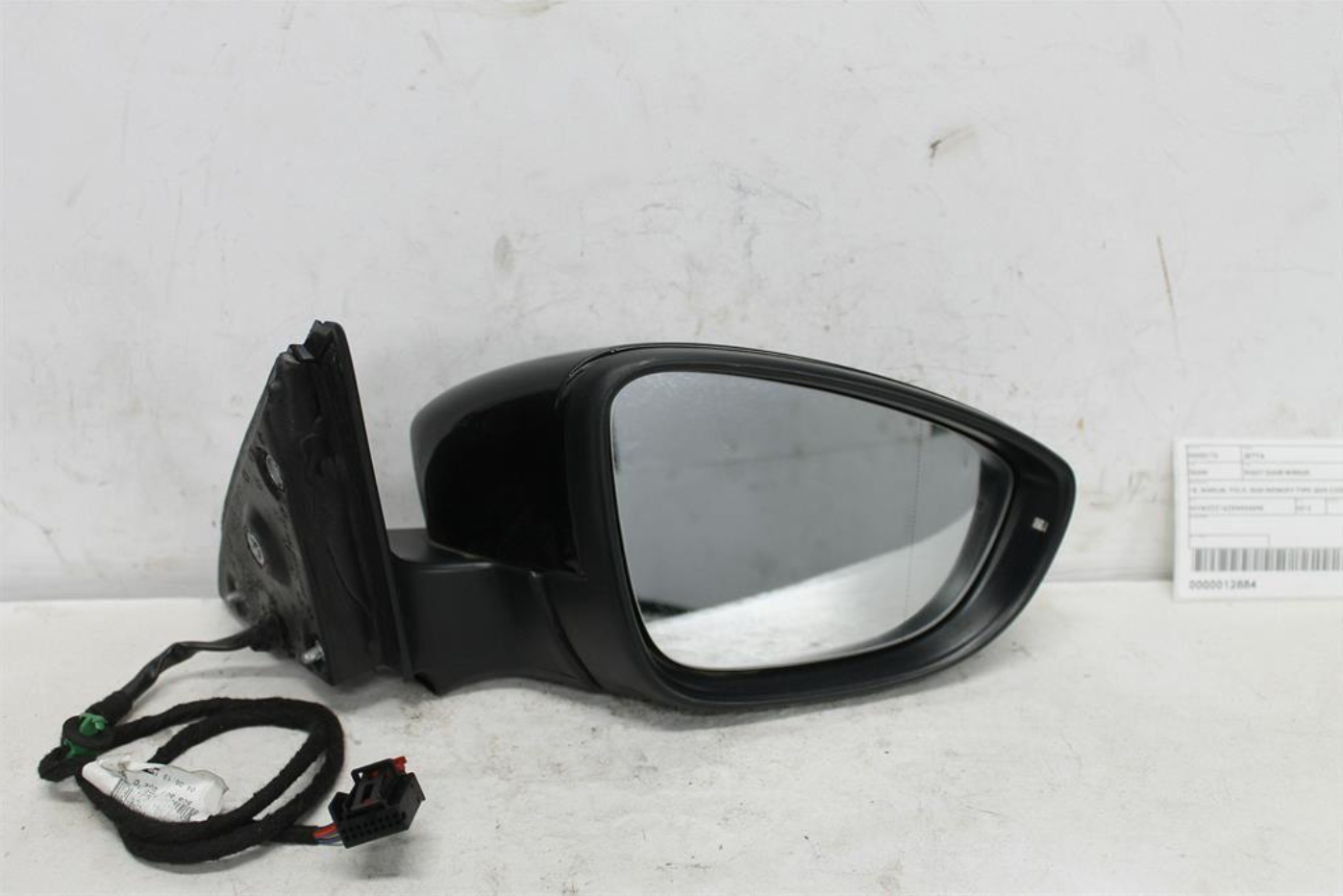 Used Volkswagen, Jetta Right Door Mirror 1B Manual Fold Non Memory Type (6Xn Code) 02/11 12/17 2013 – image 1 - All Good Parts