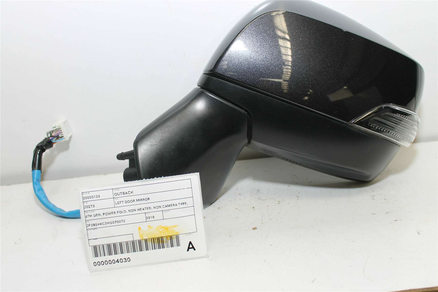 Used Subaru, Outback Left Door Mirror 6Th Gen Power Fold Non Heated Non Camera Type 12/17 12/20 2018 – image 1 - All Good Parts