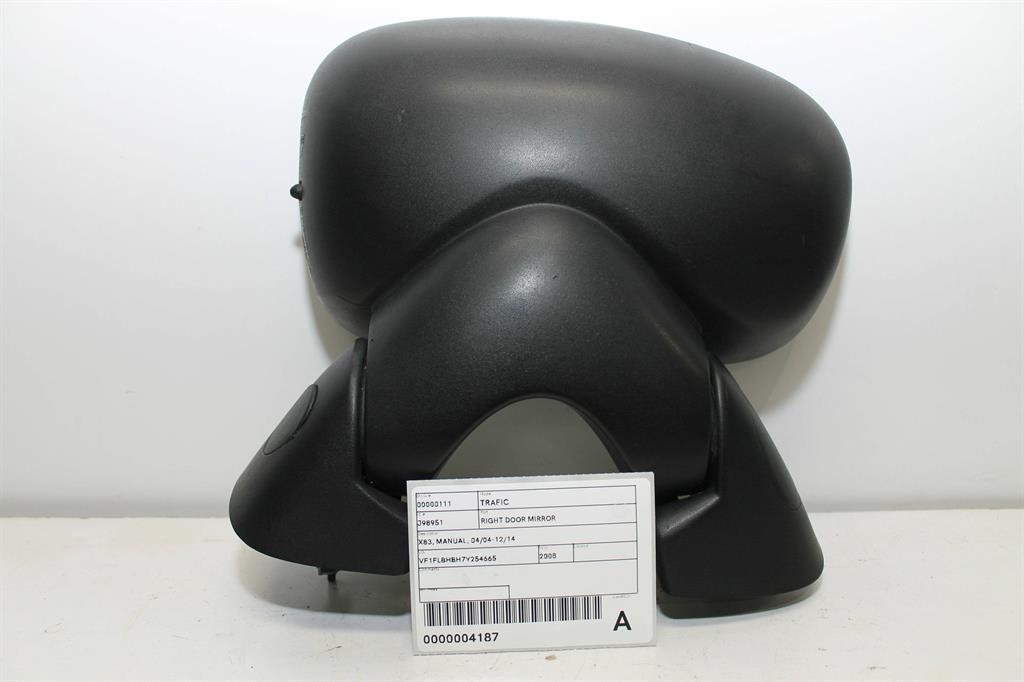 Used Renault, Trafic Right Door Mirror X83 Manual 04/04 12/14 2008 – image 1 - All Good Parts