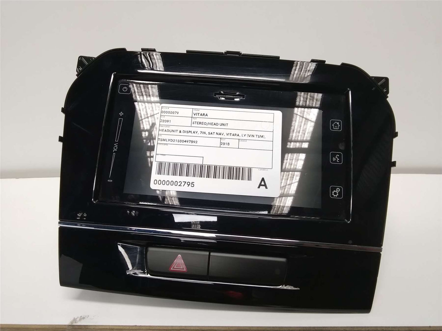 Used Suzuki, Vitara Stereo/Head Unit Headunit & Display 7In Sat Nav Vitara Ly (Vin Tsm) 06/15 10/18 2018 – image 1 - All Good Parts