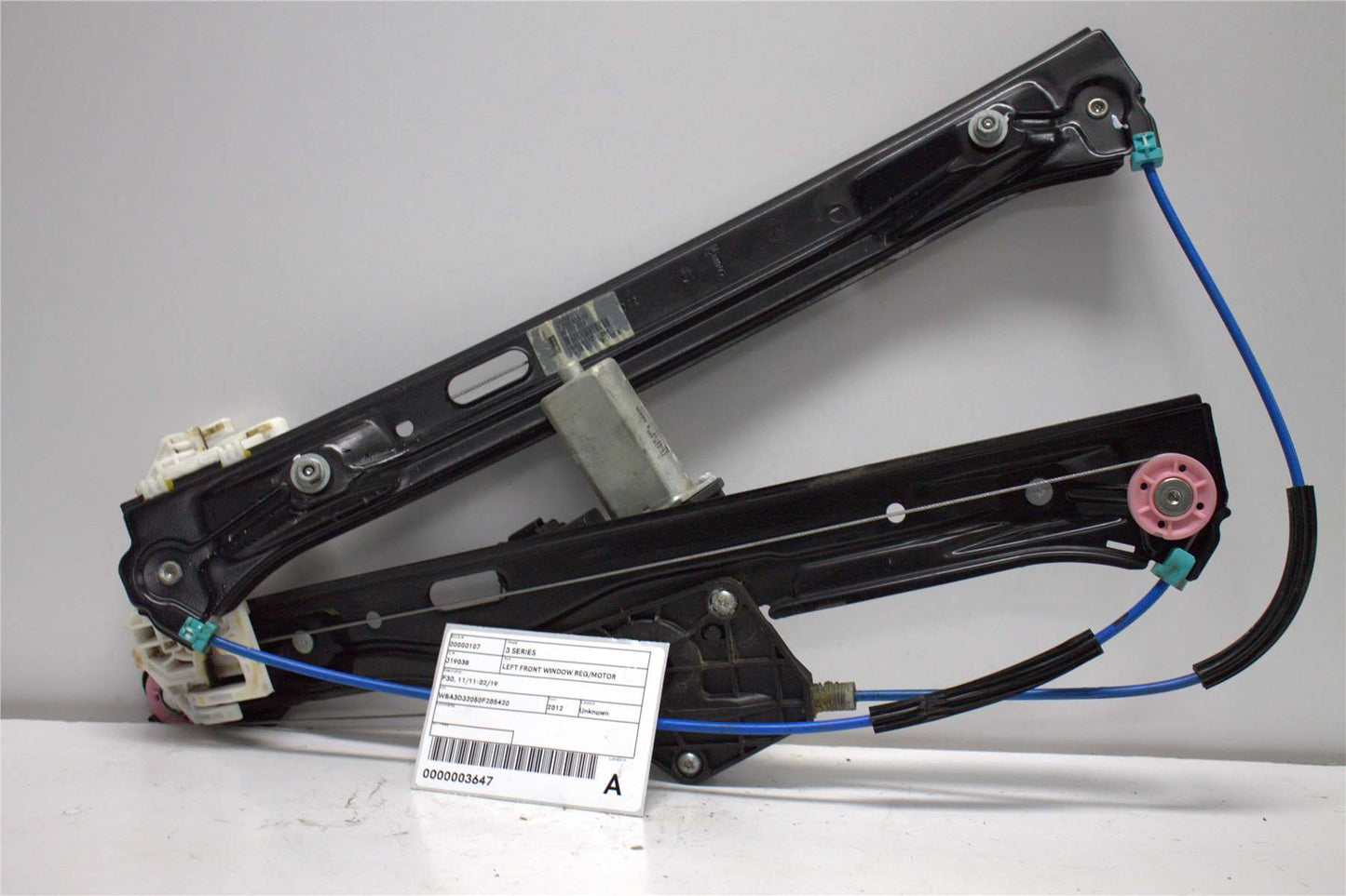 Used BMW, 3 Series Left Front Window Reg/Motor Door Reg Assy (Reg And Motor) F30/F31 11/11 02/19 2012 – image 1 - All Good Parts