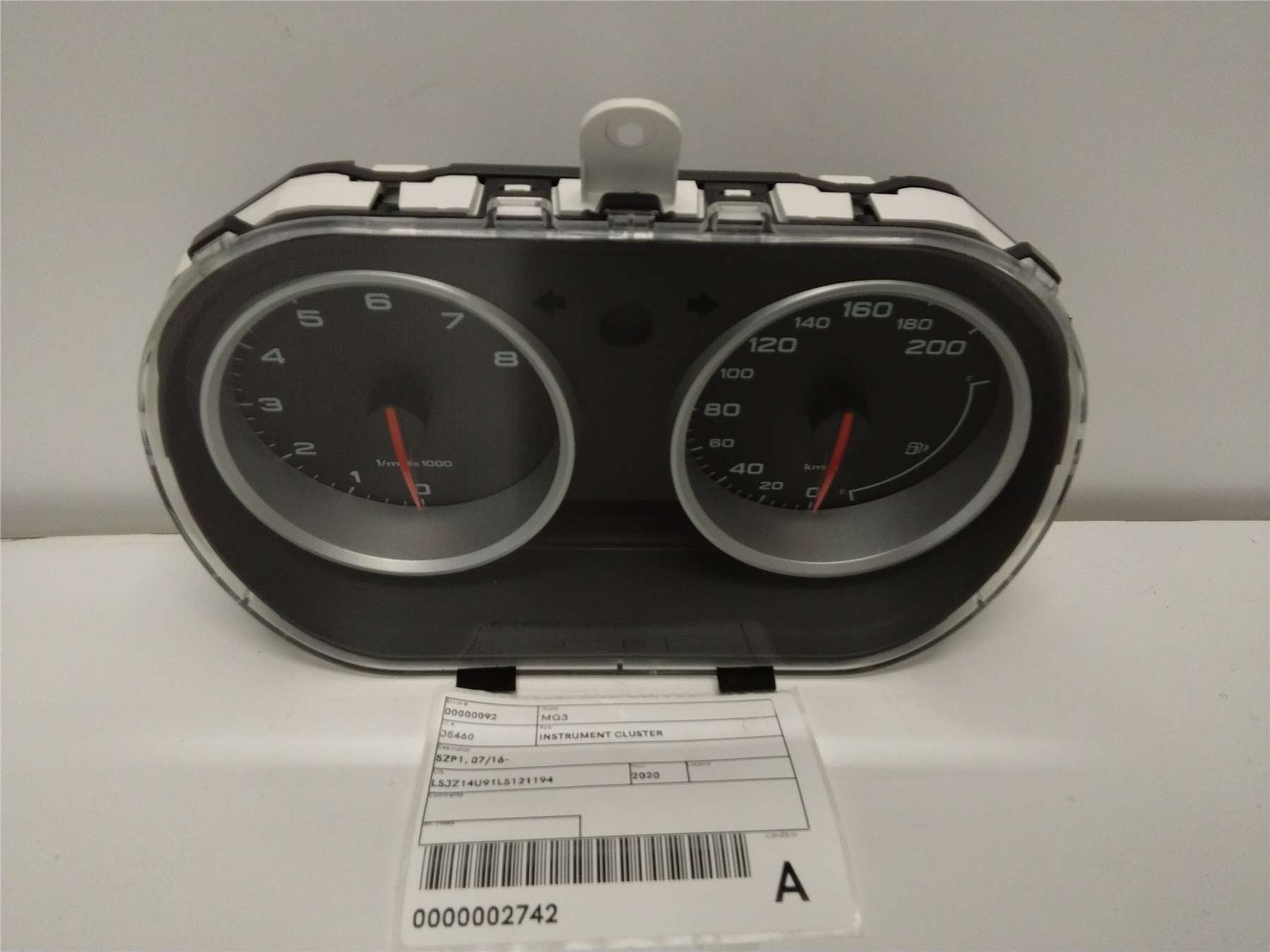 Used MG, MG3 Instrument Cluster Szp1 07/18 2020 – image 1 - All Good Parts
