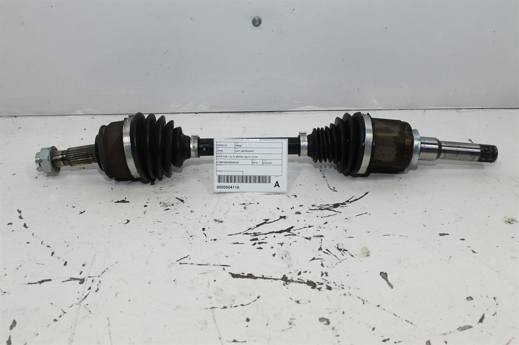 Holden, Trax Left Driveshaft Auto T/M 1.8 Tj Series 08/13 12/20