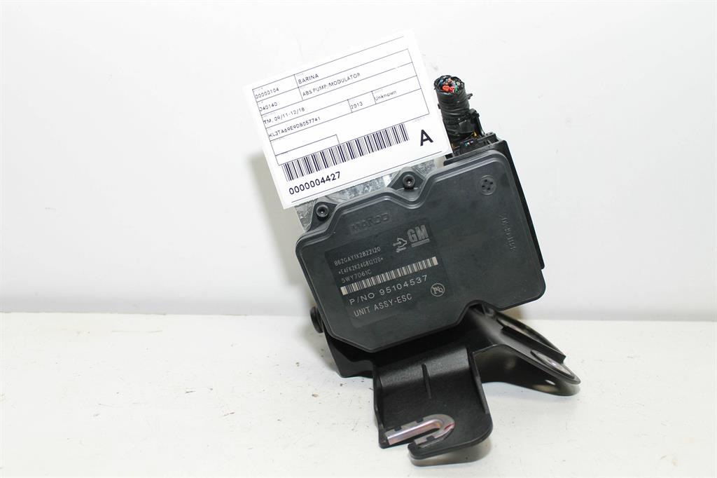 Used Holden, Barina Abs Pump/Modulator Tm 09/11 12/18 2013 – image 1 - All Good Parts
