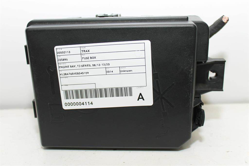 Used Holden, Trax Fuse Box Tj Series 08/13 12/20 2014 – image 1 - All Good Parts