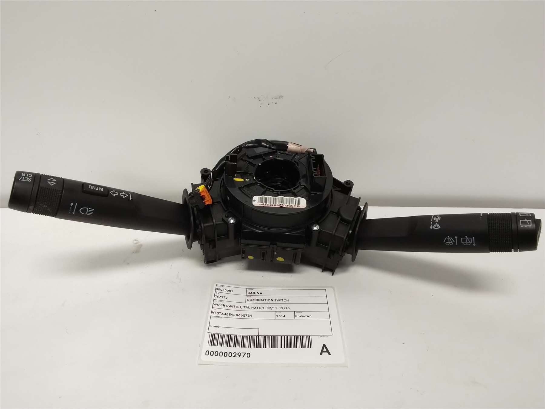 Used Holden, Barina Combination Switch Wiper Switch Tm Hatch 09/11 12/18 2014 – image 1 - All Good Parts
