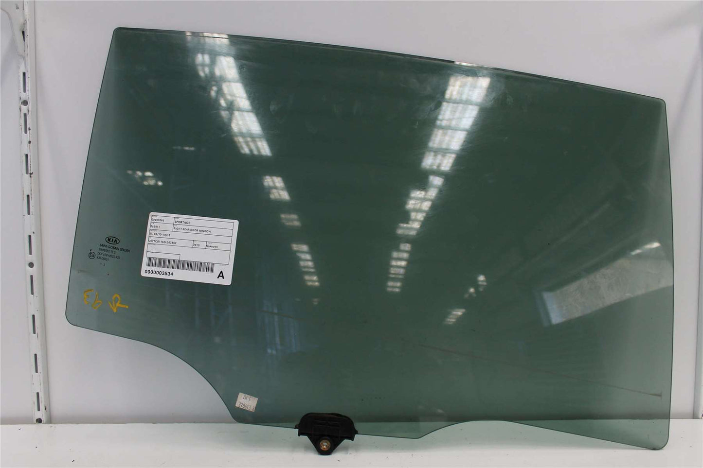 Used Kia, Sportage Right Rear Door Window Sl 05/10 10/15 2013 – image 1 - All Good Parts