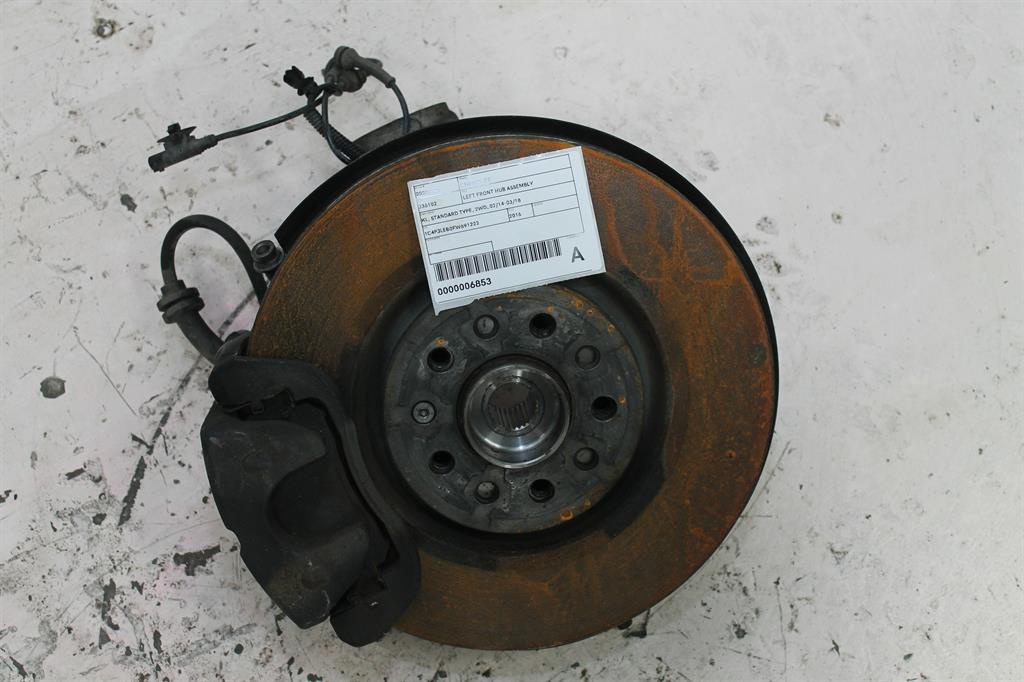 Used Jeep, Cherokee Left Front Hub Assembly Kl Standard Type 2Wd 02/14 03/18 2016 – image 1 - All Good Parts