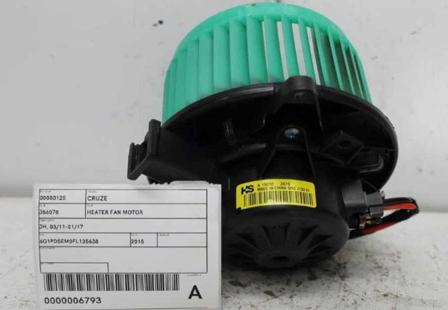 Used Holden, Cruze Heater Fan Motor Jh 03/11 01/17 2015 – image 1 - All Good Parts
