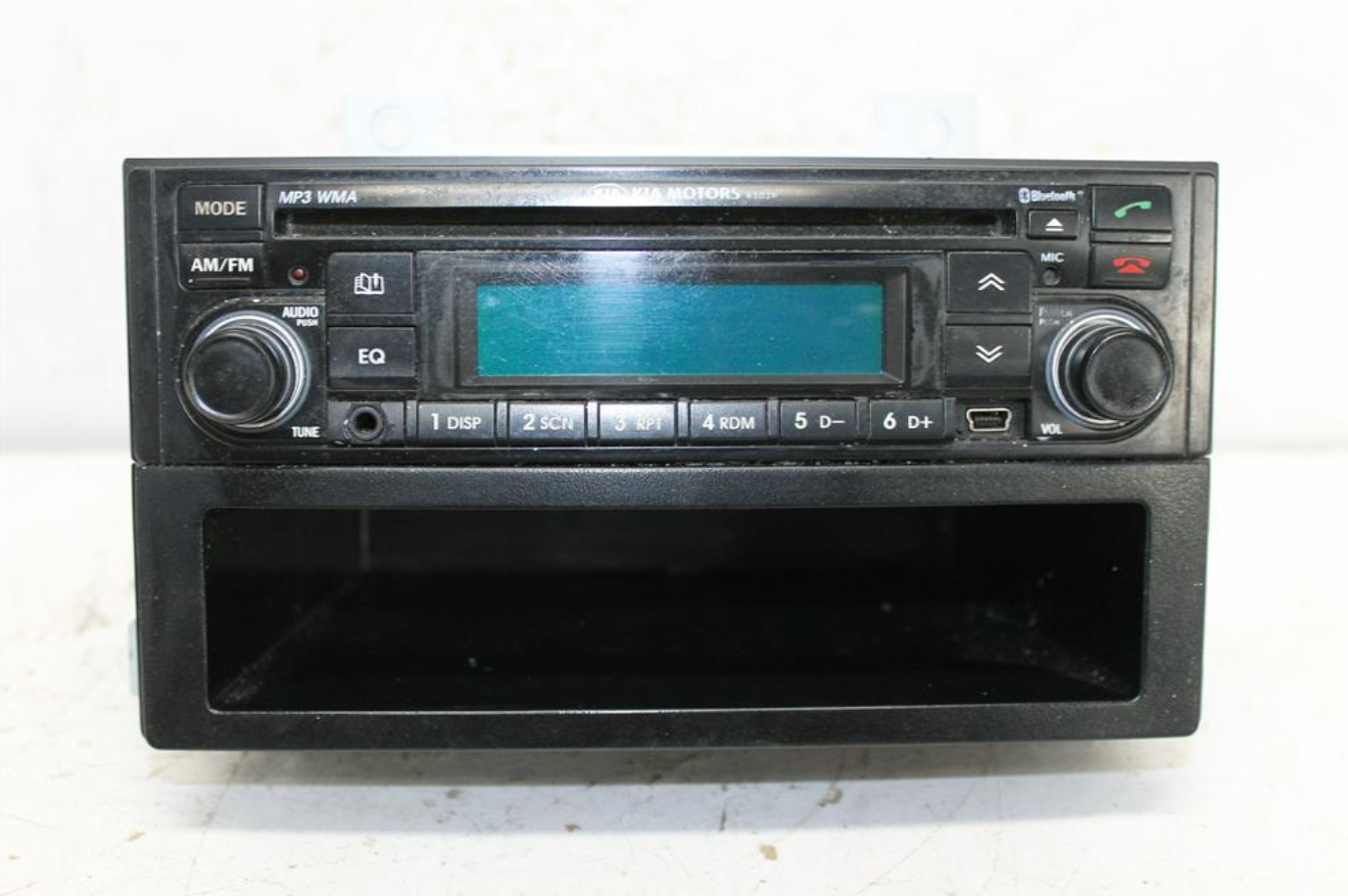 Used Kia, Rio Stereo/Head Unit Single Disc Cd Player (P/N On Face K102R) W/ Mp3 & Bluetooth Jb 08/05 07/11 2010 – image 1 - All Good Parts