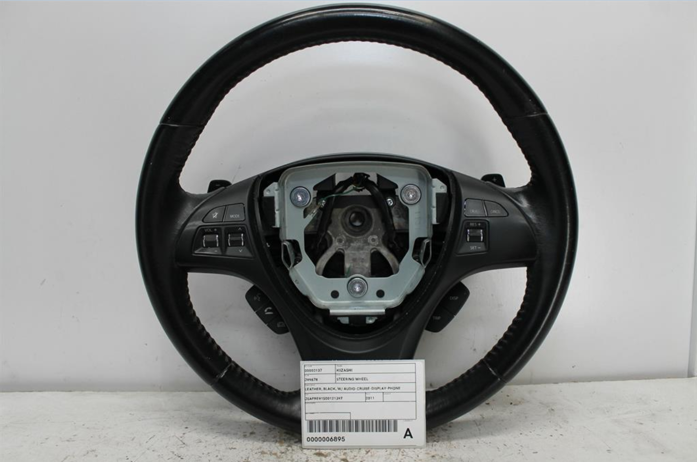 Used Suzuki, Kizashi Steering Wheel Leather Black W/ Audio Cruise Display Phone Control Fr 12/09 01/17 2011 – image 1 - All Good Parts