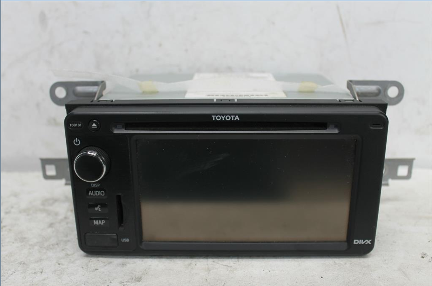 Used Toyota, Corolla Stereo/Head Unit 6.1In Touchscreen (P/N On Face 100181) Zre182R Hatch 10/12 03/15 2013 – image 1 - All Good Parts