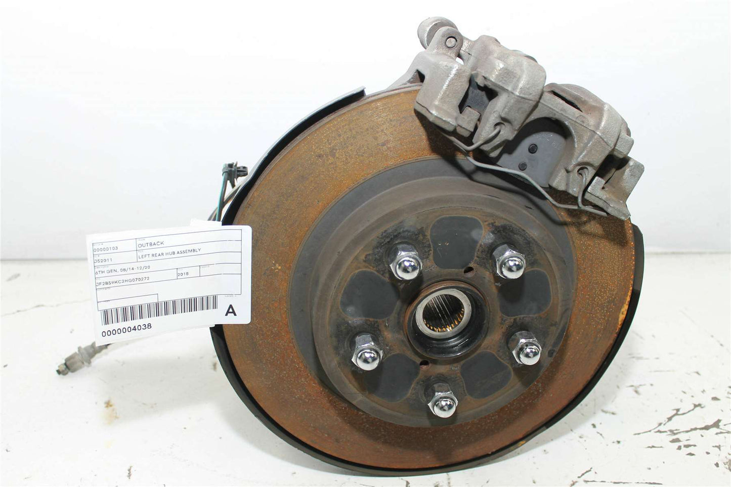 Used Subaru, Outback Left Rear Hub Assembly 6Th Gen 08/14 12/20 2018 – image 1 - All Good Parts
