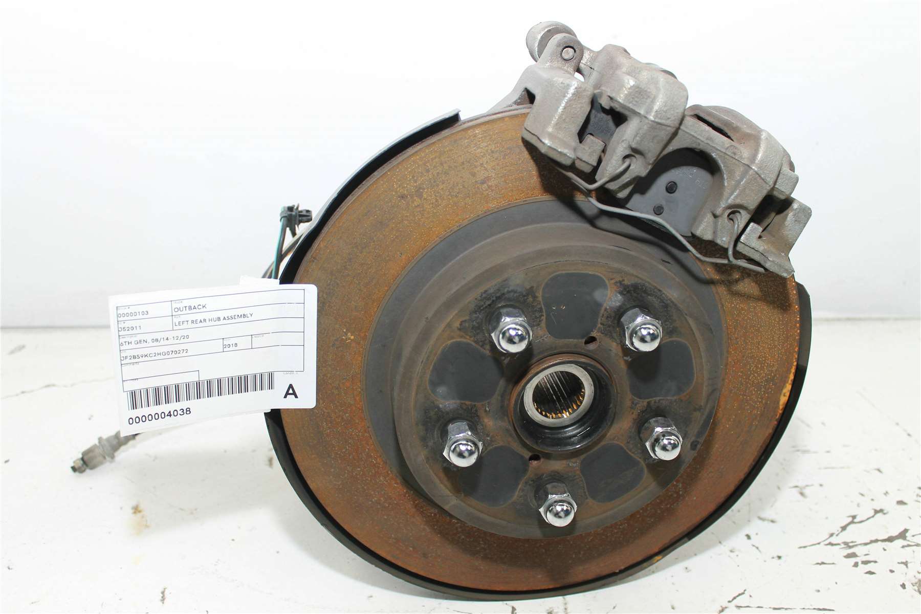 Used Subaru, Outback Left Rear Hub Assembly 6Th Gen 08/14 12/20 2018 – image 1 - All Good Parts