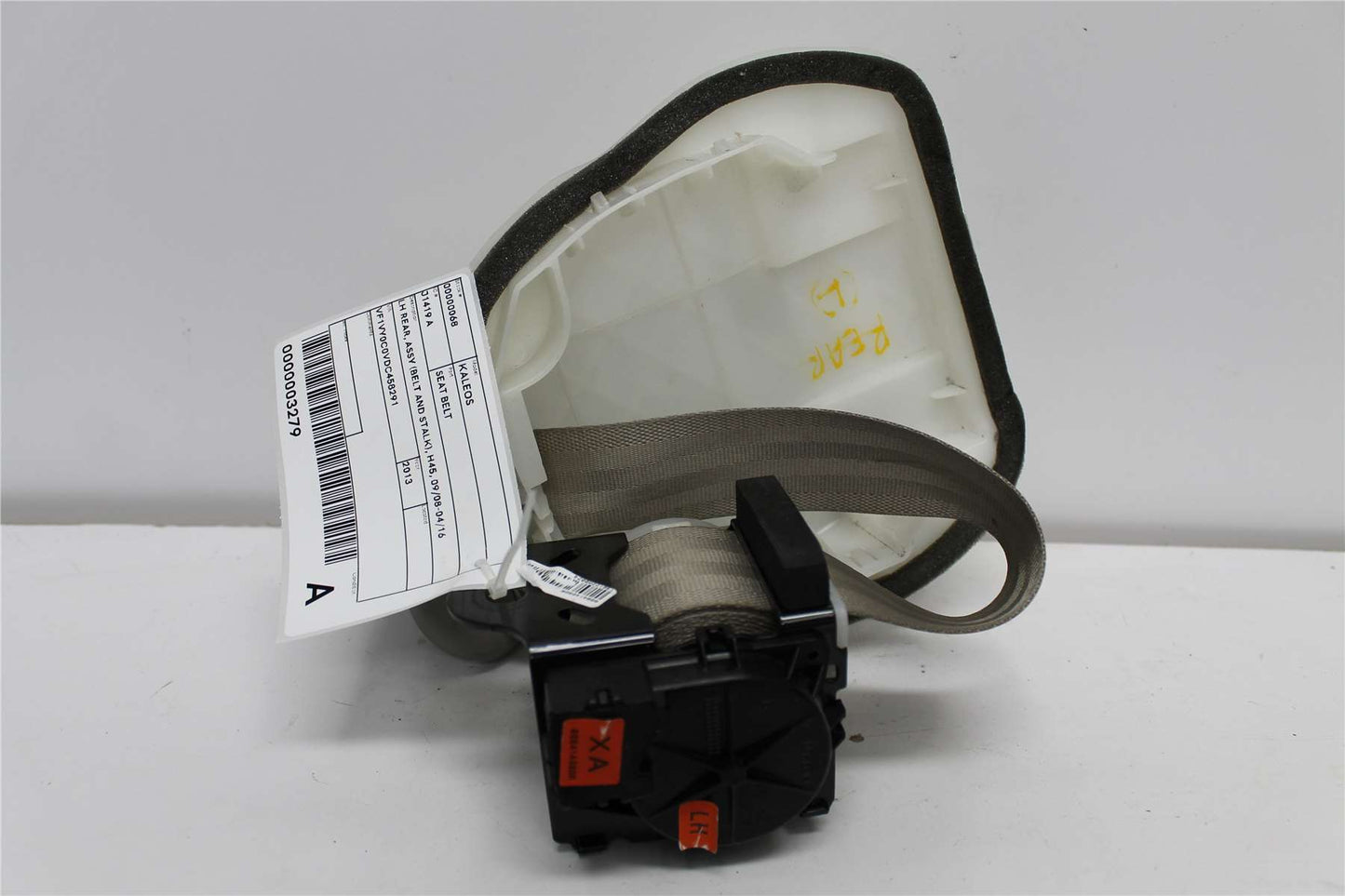 Renault, Koleos Seat Belt Lh Rear Assy (Belt And Stalk) H45 09/08 04/16