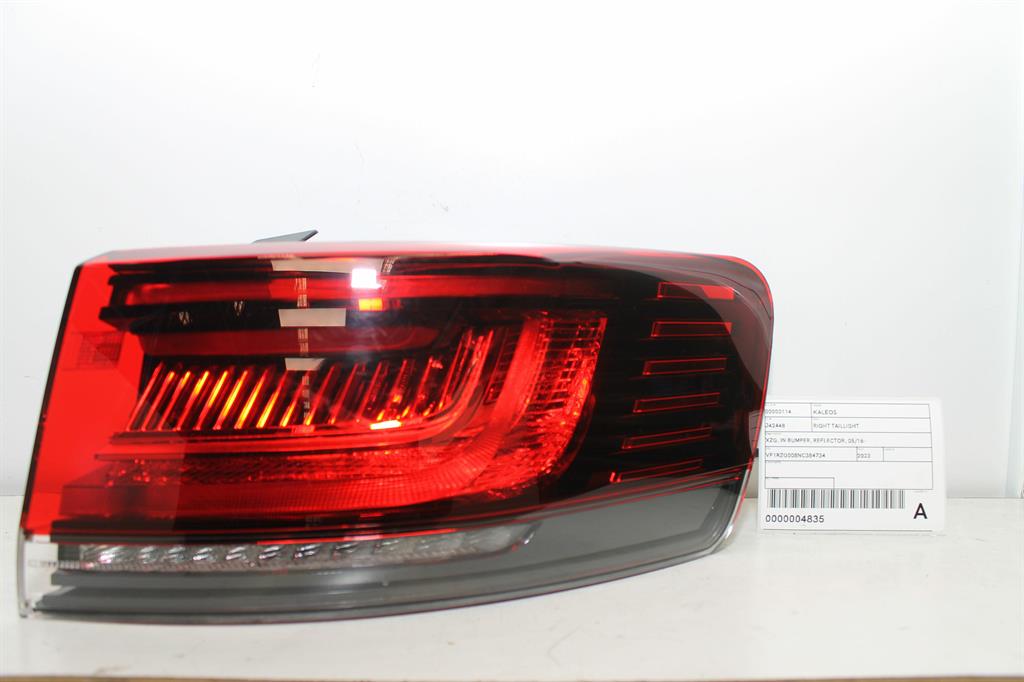 Renault, Koleos Right Taillight Xzg In Bumper Reflector 05/16
