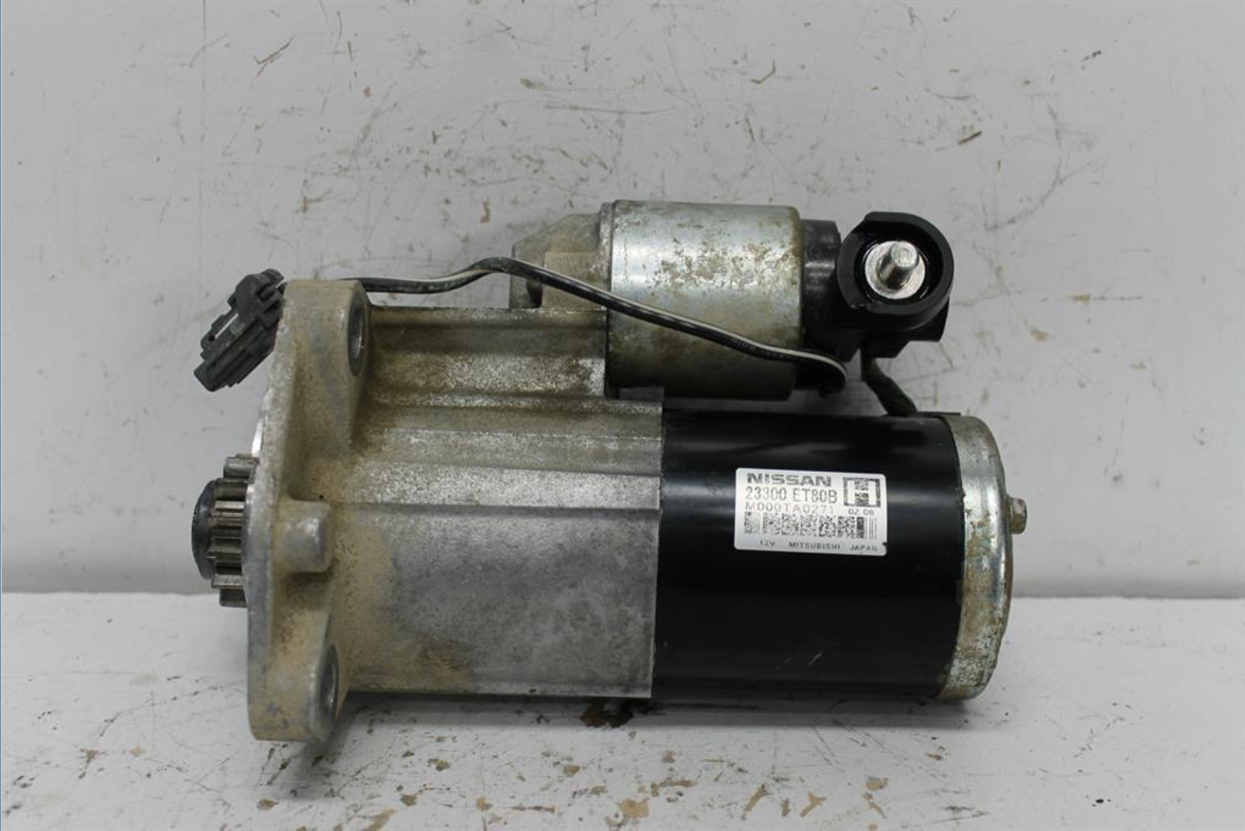 Used Nissan, Xtrail Starter Motor Petrol 2.5 Qr25De Auto T/M W/ Short Snout Type T31 09/07 12/13 2011 – image 1 - All Good Parts
