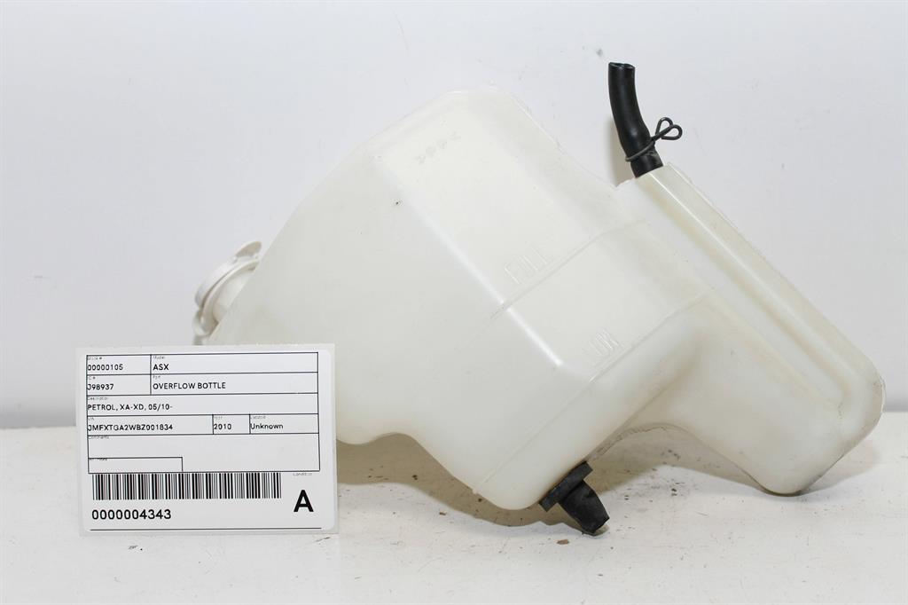 Used Mitsubishi, ASX Overflow Bottle Petrol Xa Xd 05/10 2010 – image 1 - All Good Parts