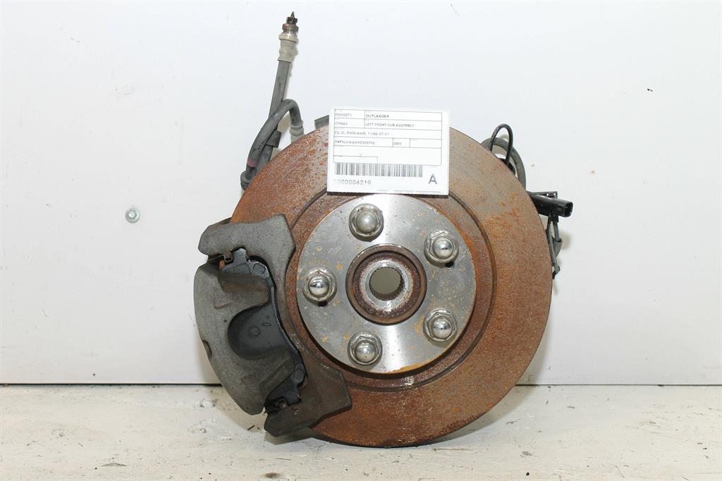 Used Mitsubishi, Outlander Left Front Hub Assembly Zg Zl Fwd/Awd 11/06 07/21 2009 – image 1 - All Good Parts