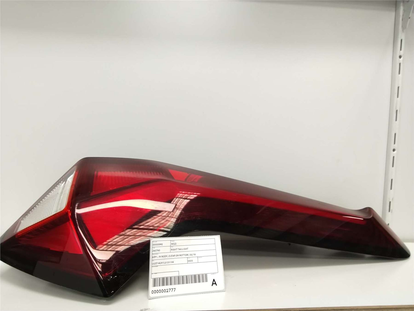 Used MG, MG3 Right Taillight Szp1 In Body Clear On Bottom 06/18 2020 – image 1 - All Good Parts