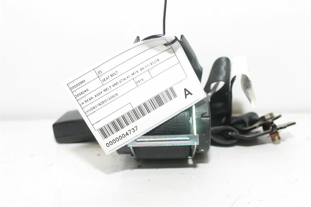 Used Chery, J3 Seat Belt Lh Rear Assy (Belt And Stalk) M1X 09/11 01/15 2015 – image 1 - All Good Parts