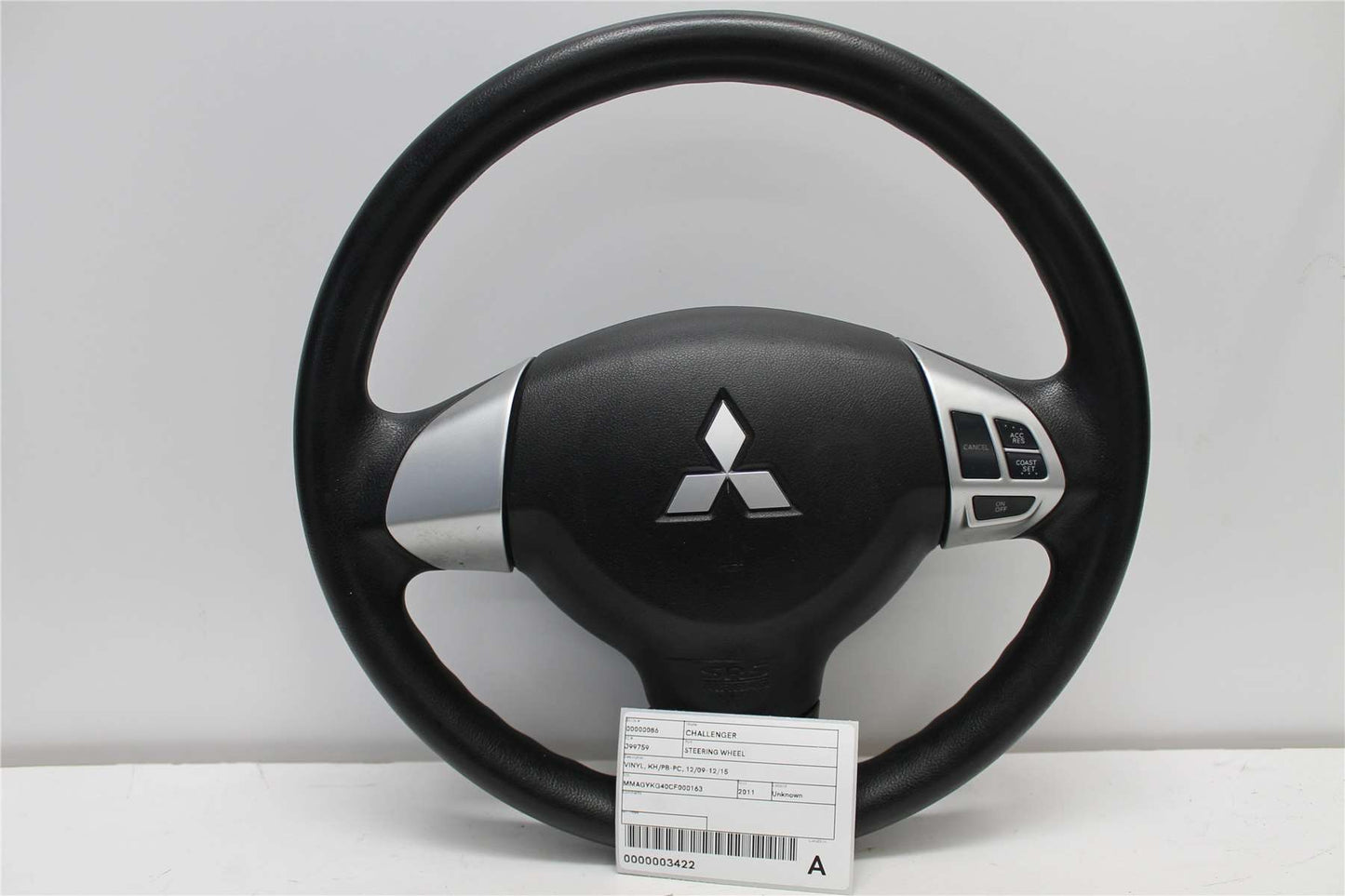 Used Mitsubishi, Challenger Steering Wheel Vinyl Kh/Pb Pc 12/09 12/15 2011 – image 1 - All Good Parts