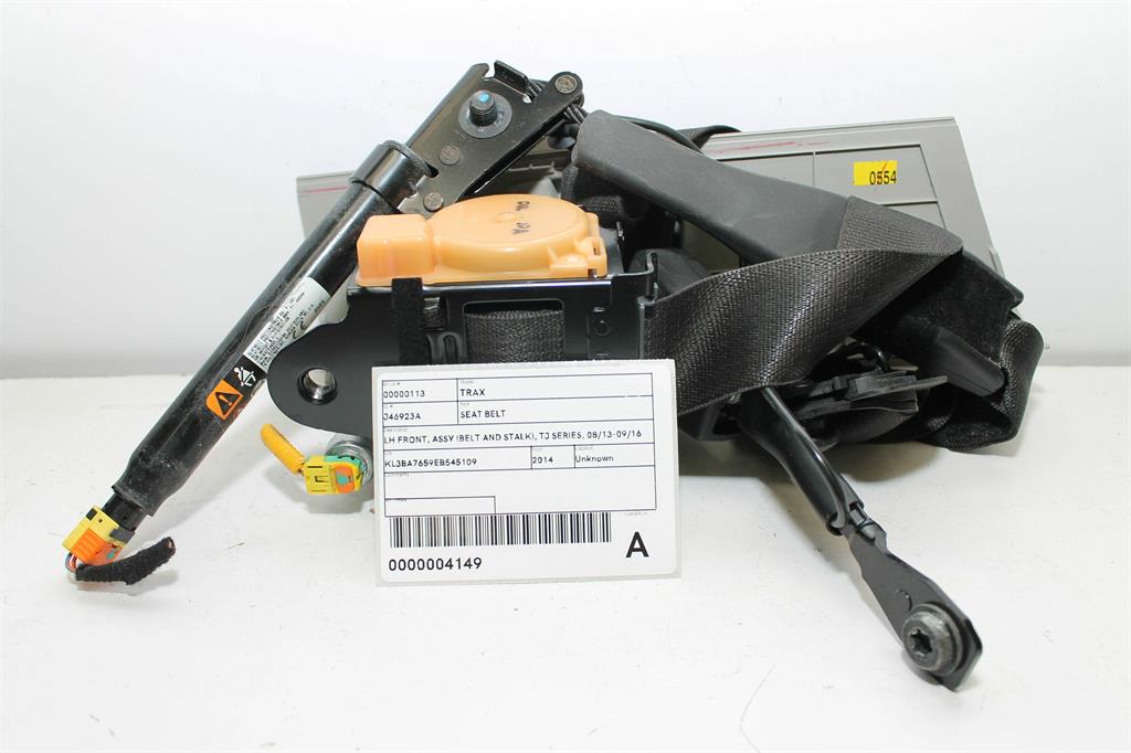 Used Holden, Trax Seat Belt Lh Front Assy (Belt And Stalk) Tj Series 08/13 09/16 2014 – image 1 - All Good Parts