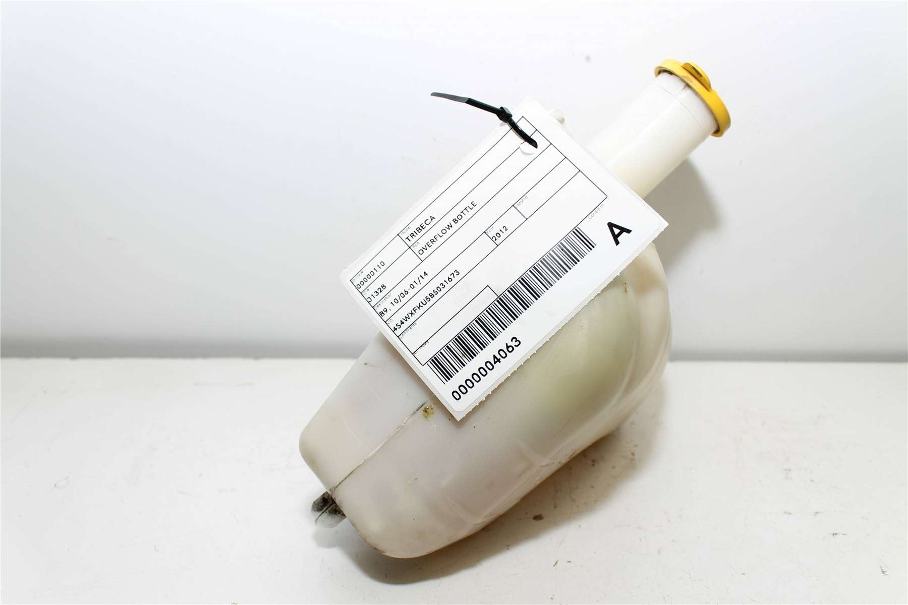 Used Subaru, Tribeca Overflow Bottle B9 10/06 01/14 2012 – image 1 - All Good Parts