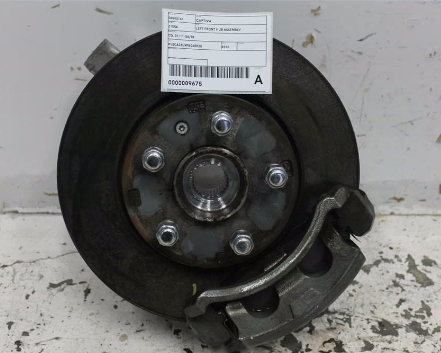 Used Holden, Captiva Left Front Hub Assembly Cg 01/11 06/18 2015 – image 1 - All Good Parts