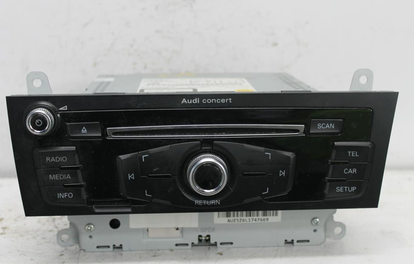 Used Audi, A4 Stereo/Head Unit Head Unit (Concert) B8 8K 02/08 01/16 2012 – image 1 - All Good Parts