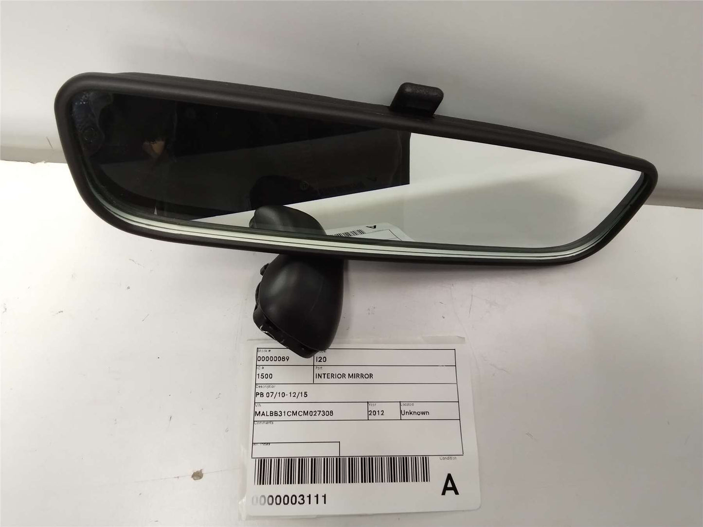 Used Hyundai, I20 Interior Mirror Pb 04/10 12/15 2012 – image 1 - All Good Parts
