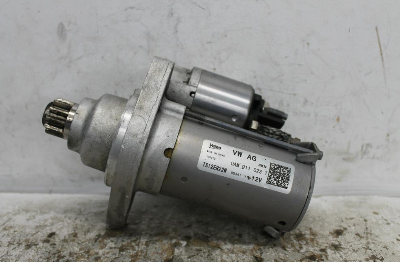 Used Volkswagen, Jetta Starter Motor Petrol 1.4 Cavd/Cthd Code Auto T/M Valeo 1B 02/11 12/17 2013 – image 1 - All Good Parts