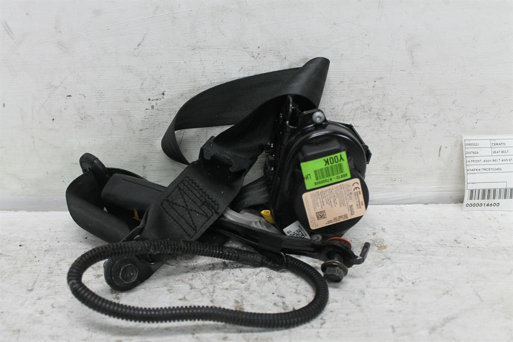 Used Kia, Cerato Seat Belt Lh Front Assy (Belt And Stalk) Yd Sedan/Hatch 04/13 05/18 2018 – image 1 - All Good Parts