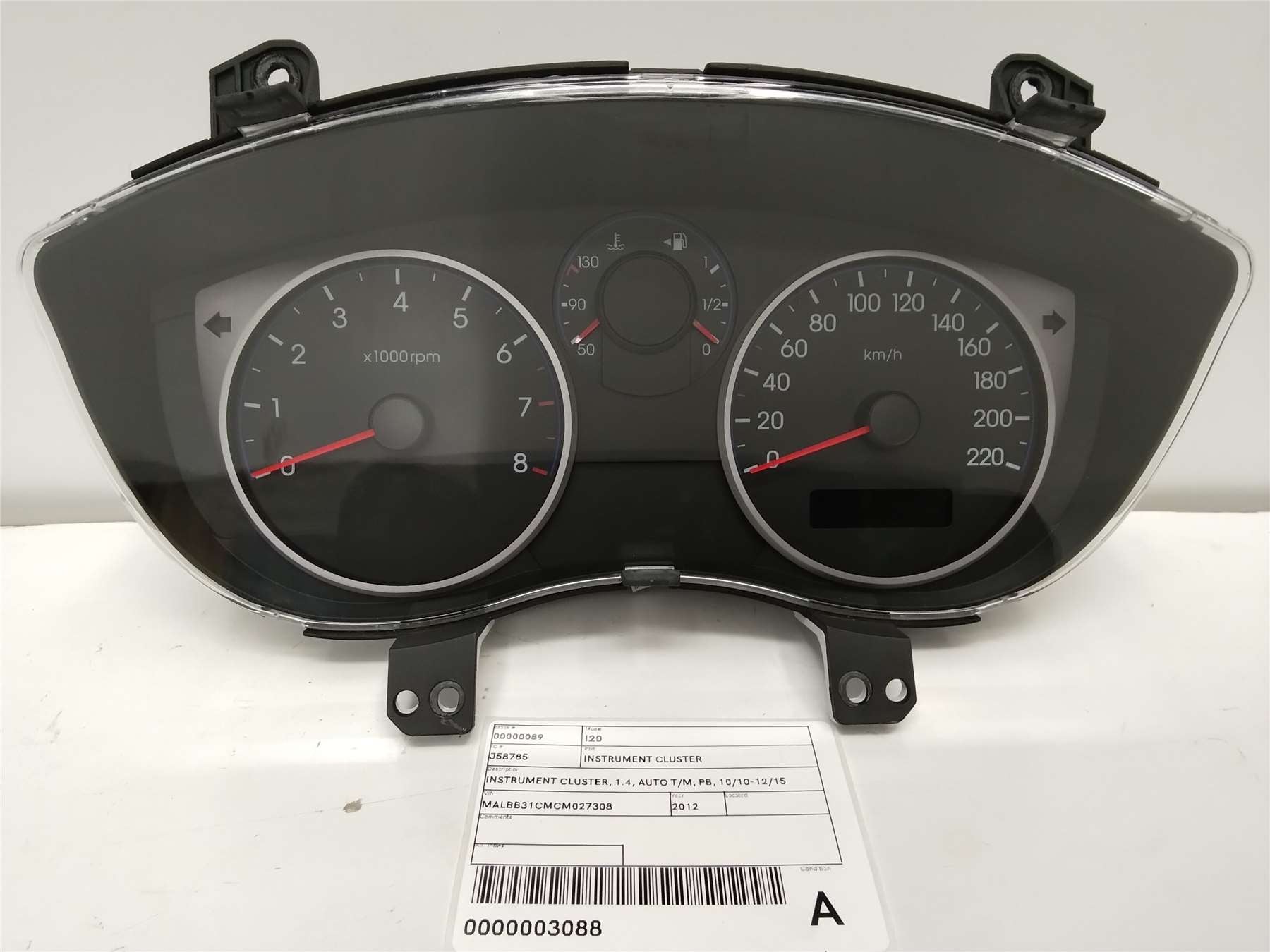Used Hyundai, I20 Instrument Cluster Instrument Cluster 1.4 Auto T/M Pb 10/10 12/15 2012 – image 1 - All Good Parts