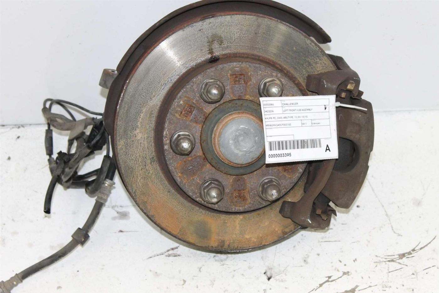 Used Mitsubishi, Challenger Left Front Hub Assembly Kh/Pb Pc 2Wd Abs Type 12/09 12/15 2011 – image 1 - All Good Parts