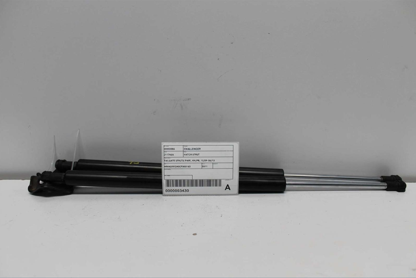 Used Mitsubishi, Challenger Hatch Strut Tailgate Struts (Pair) Kh/Pb 12/09 06/13 2011 – image 1 - All Good Parts