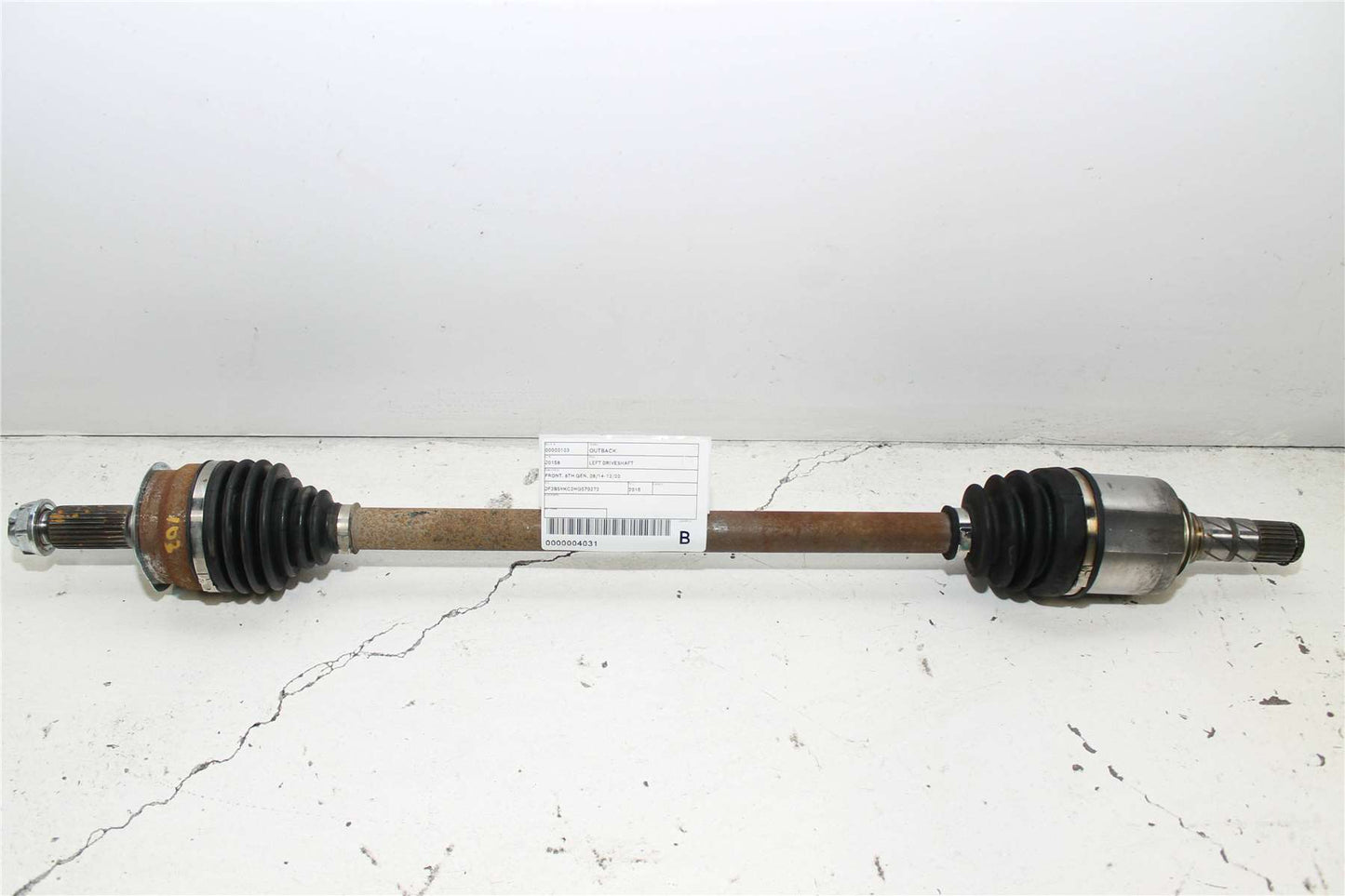Used Subaru, Outback Left Driveshaft Front 6Th Gen 08/14 12/20 2018 – image 1 - All Good Parts
